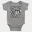 Straight Outta Royapuram Short Sleeve Baby Onesie in Heather Color